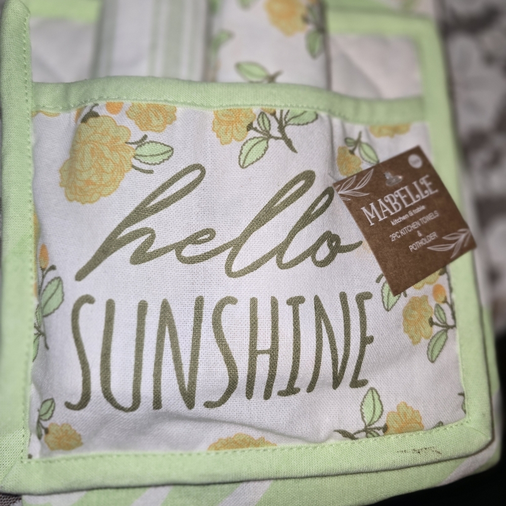 Mabelle Floral Hello Sunshine Kitchen Set